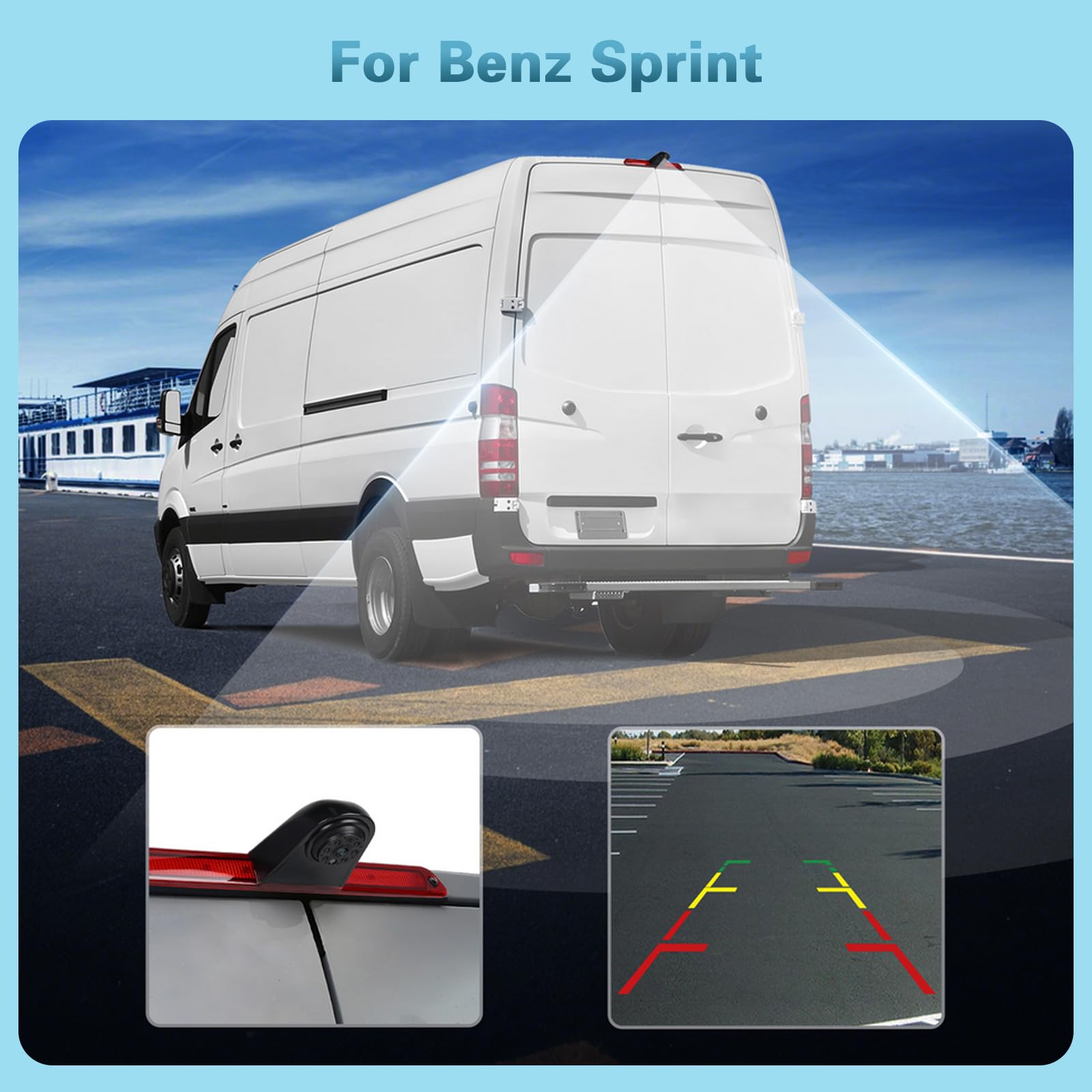 Retrocamera per Sprinter 2006-2019 e Crafter 2007-2019, Terzo Stop
