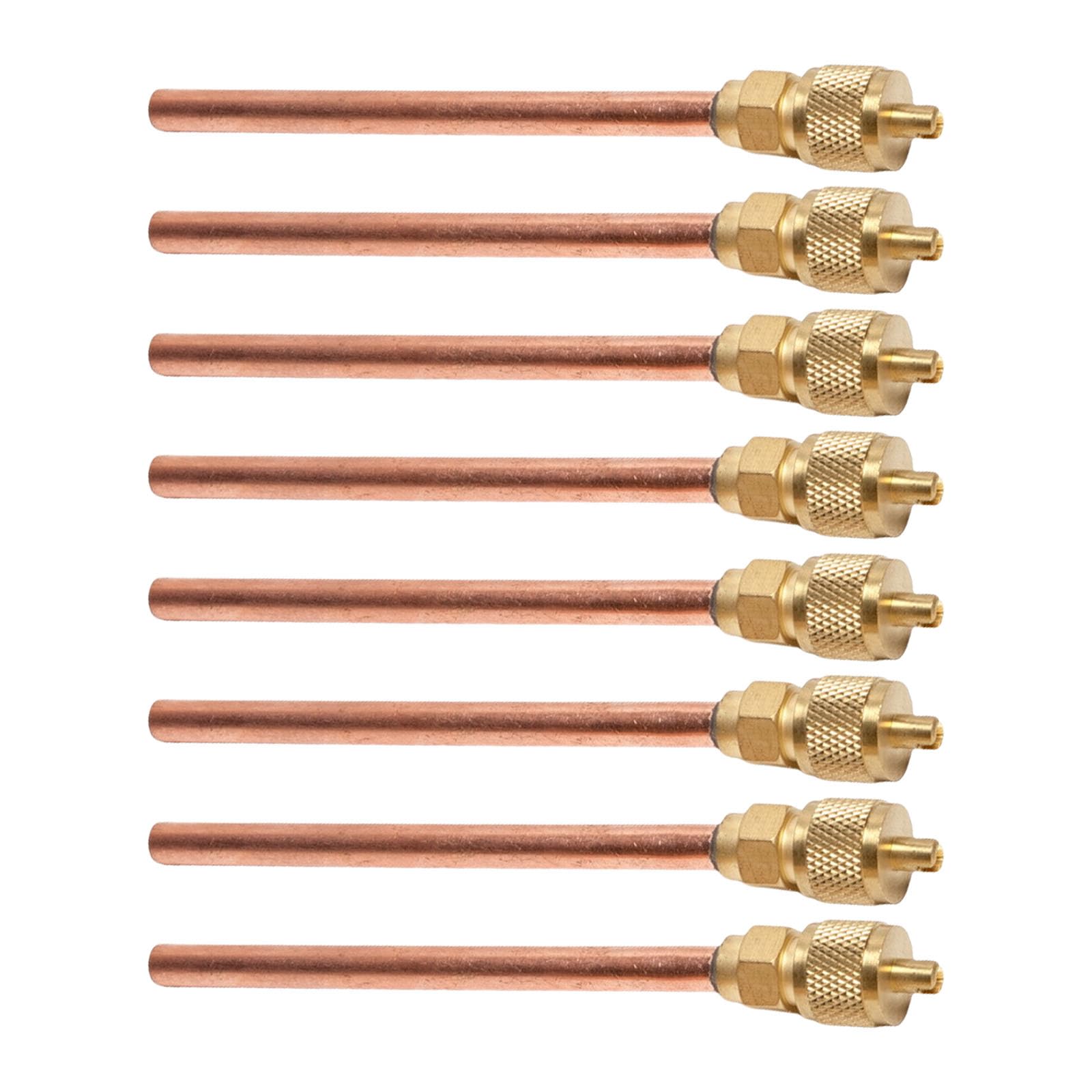 LiRRvb 8PCS Metal Service Access Valves Air Conditioning Repair for Air Conditioning and Refrigeration Maintenance Refrigeration Access