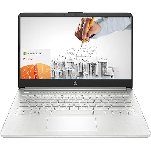 HP 2024 Flagship 14" Laptop with Free AI-Powered Microsoft 365 | 32GB RAM | 2TB (1TB PCEI SSD & 1TB Cloud) | Intel 4-Core Processor | 14" HD Display | Windows 11