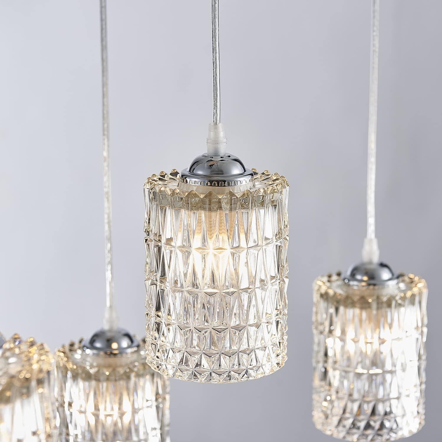 Best Deal 🛒 Saint Mossi 6-Lights Crystal Chandelier Modern Chandelier Light Fixture,Crystal Kitchen Island Lighting,Modern Pendant Light Crystal Pendant Light Fixtures,H39 x W30 x L10,Wire Adjustable Up To 40% OFF Saint Mossi 6-Lights Crystal Chandelier Modern Chandelier Light Fixture,Crystal Kitchen Island Lighting,Modern Pendant Light Crystal Pendant Light Fixtures,H39 x W30 x L10,Wire Adjustable