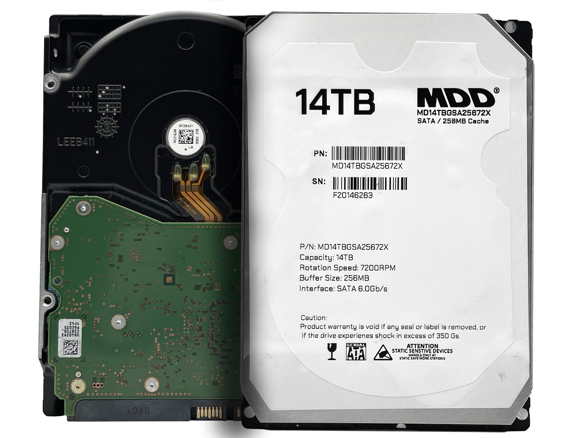 Amazon.com: MDD MAXDIGITALDATA MDD 14TB 7200RPM SATA 6Gb/s 256MB