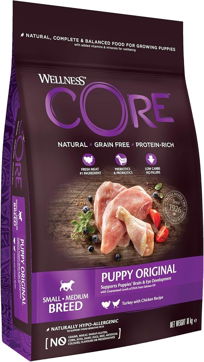 Wellness CORE Puppy Original, Dry Puppy Food, Puppy Food Dry for Small and Medium Sized Puppies
