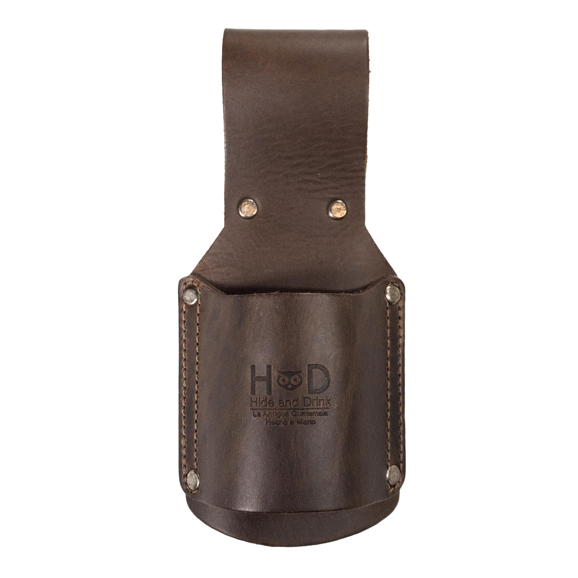 Leather Hammer Holster/Tool Holder/Organizer/Sheath/Case/Woodwork & Handcraft, Handmade Includes 101 Year Warranty :: Bourbon Brown