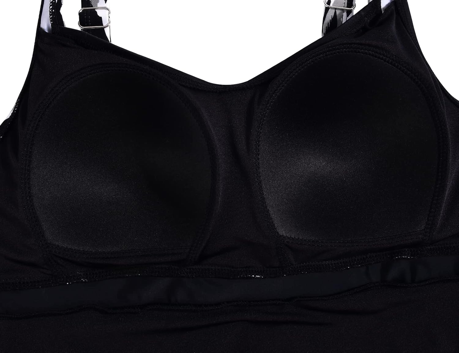 Septangle Vintage One Piece Swimdress Slimming Tummy Control Shaping Swimsuit Bathing Suit - Image 6