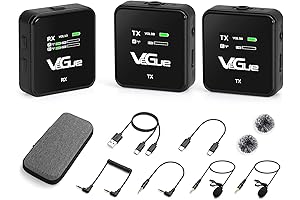 VeGue Wireless Lavalier Microphone System: Your Essential Audio Companion for Seamless Recording