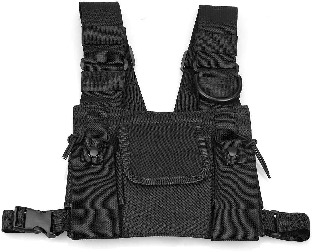 Chest Rig Bag, Waterproof Adjustable Sports Rig Bag Outdoor Streetwear