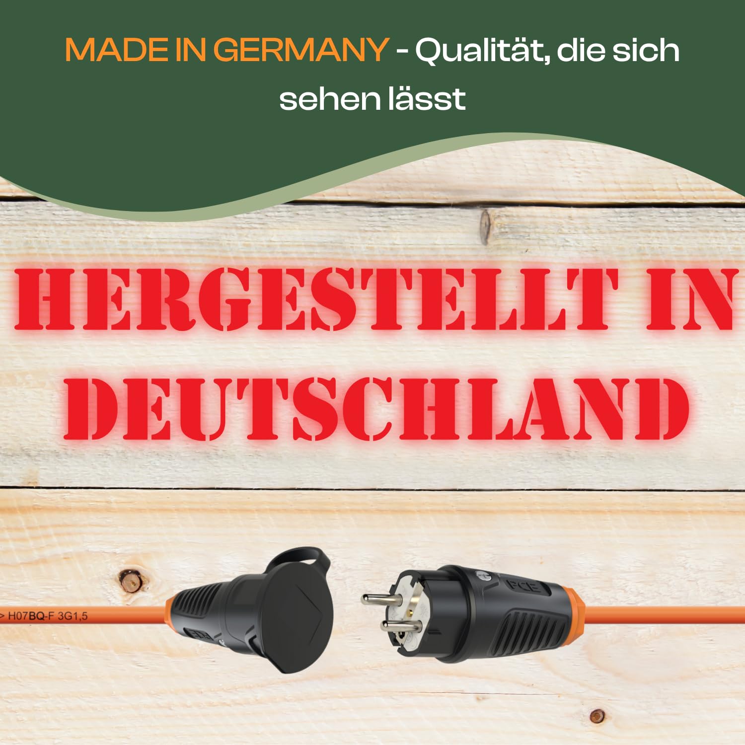 maxgo verlängerungskabel 10 meter IP54 außen verlängerung 10m stromkabel außenbereich kabel strom verlaengerungskabel gummikabel H07BQ-F 3x1,5 schuko outdoor extension cord
