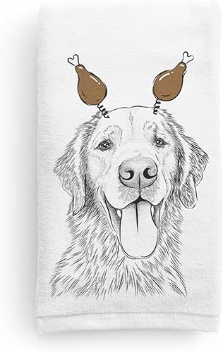 Miniatura 6 de Inkopious Valentine Golden Retriever - Toalla de mano decorativa para baño y decoración de cocina