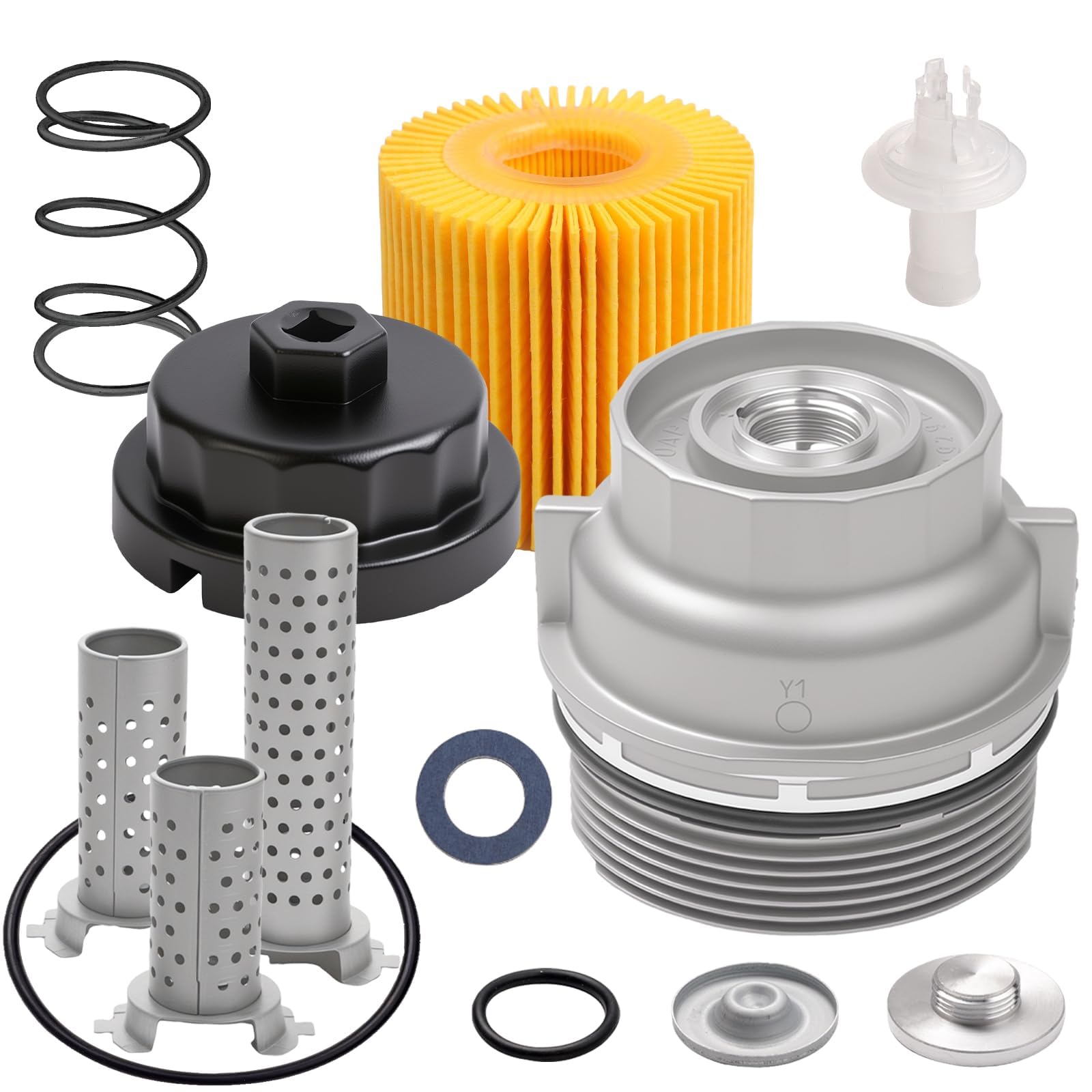 Dtomi Aluminum Oil Filter Housing Cap