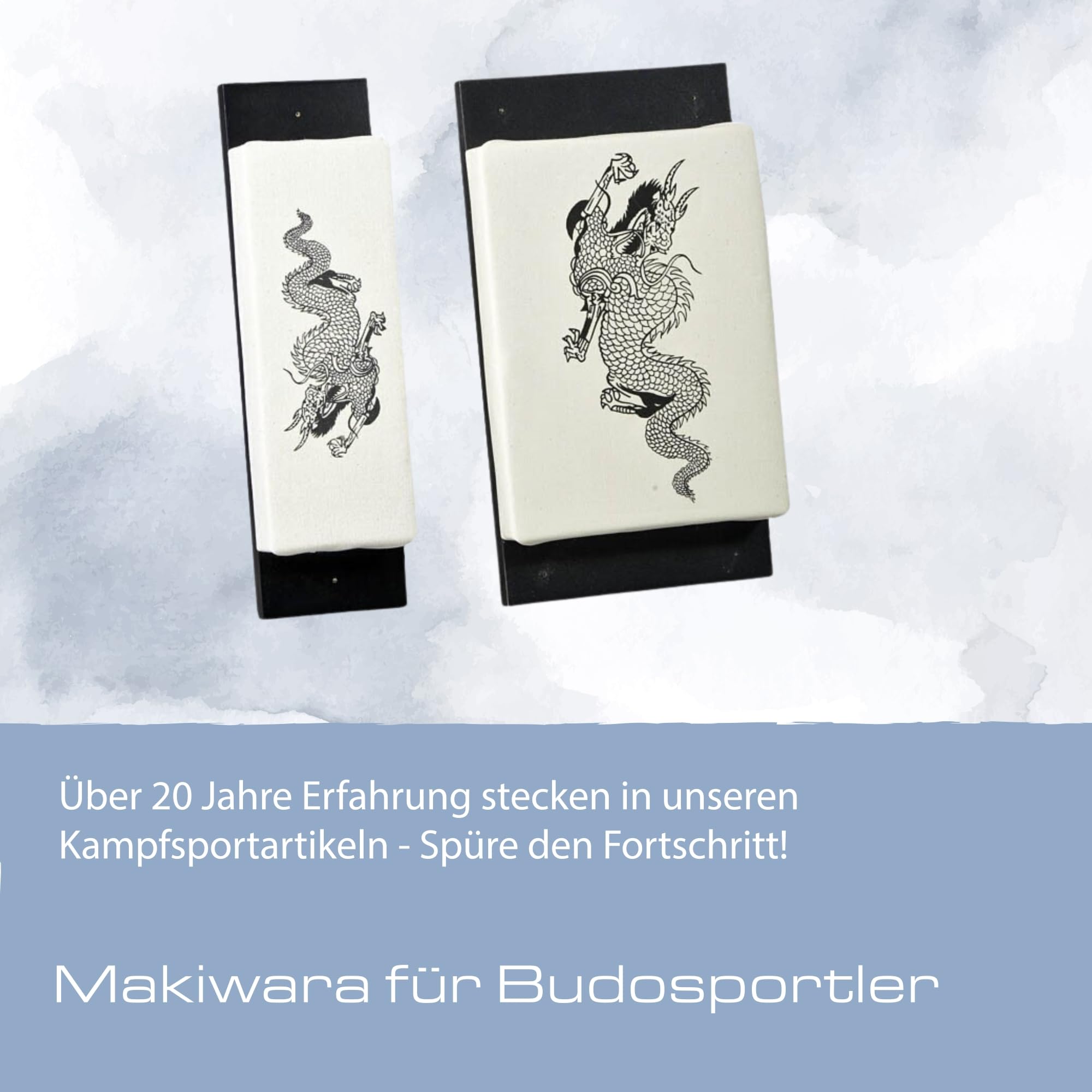 Ju-Sports Makiwara Canvas Schlagpolster Kampfsport 1 STK I Traditionelles Trainingsgerät im Budosport I Aus Holz I Für die Wand
