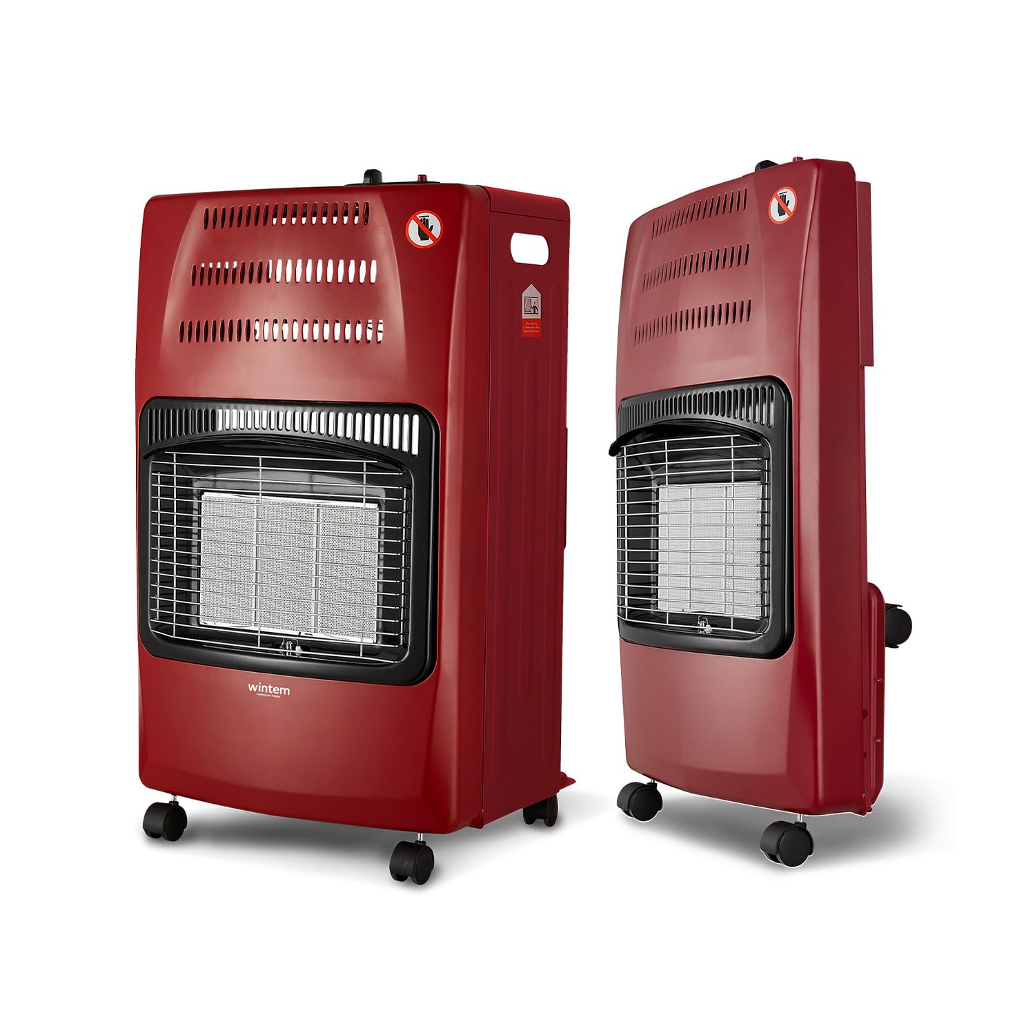 Avilia - Stufa a Gas Richiudibile 4200W con 3 Livelli di Riscaldamento, Accensione Piezoelettrica e Vano Porta-Bombola da 15Kg, Compatta e Facile da Riporre