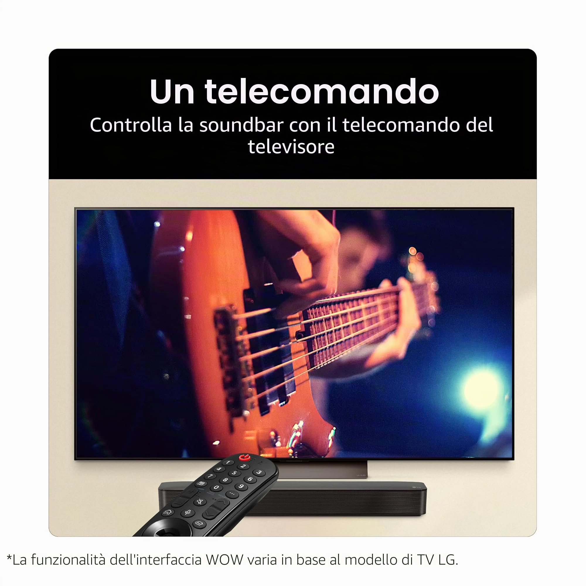 LG SQM1 - Soundbar Bluetooth compatto all-in-one 2.0