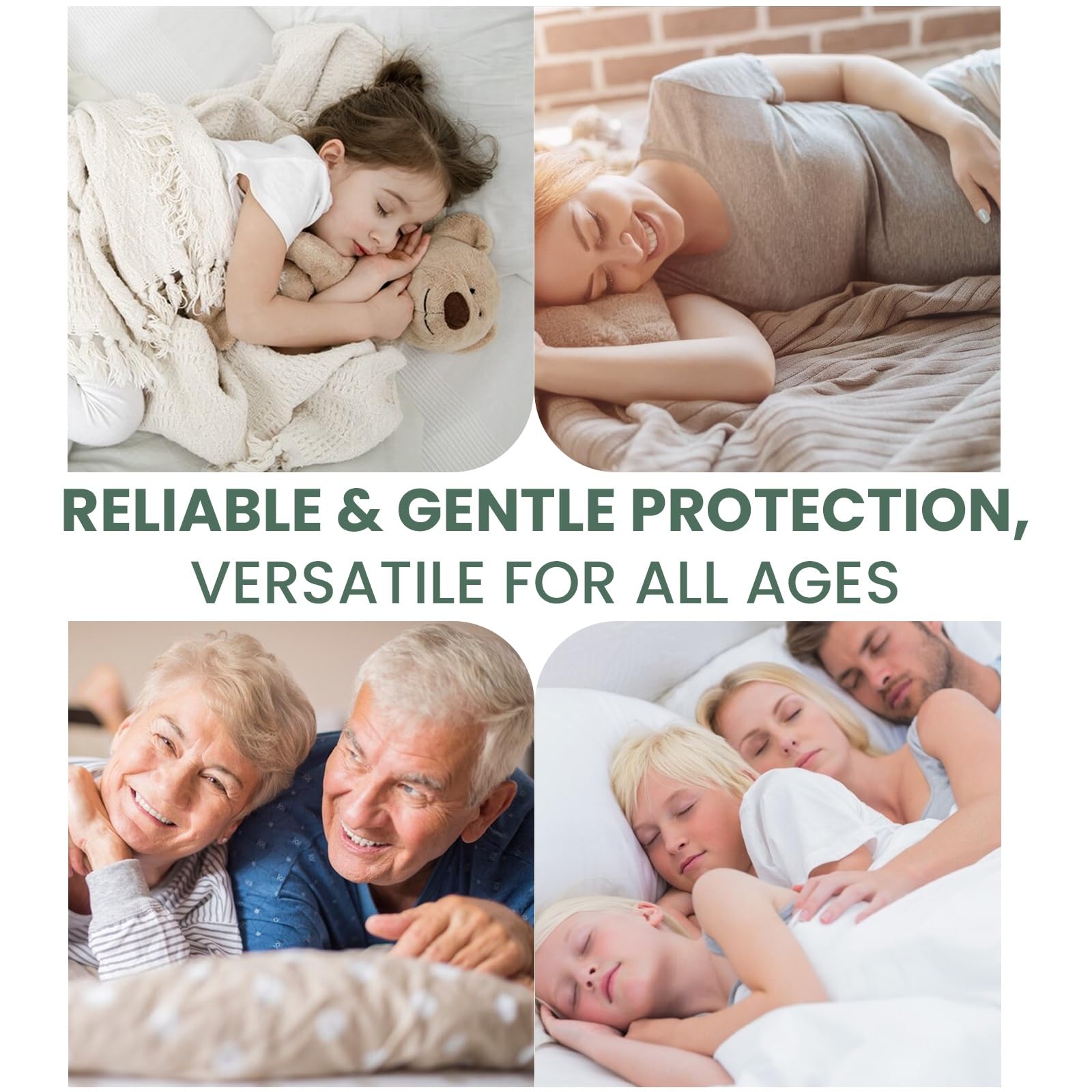 Almohadilla de cama de posicionamiento absorbente con Handlee