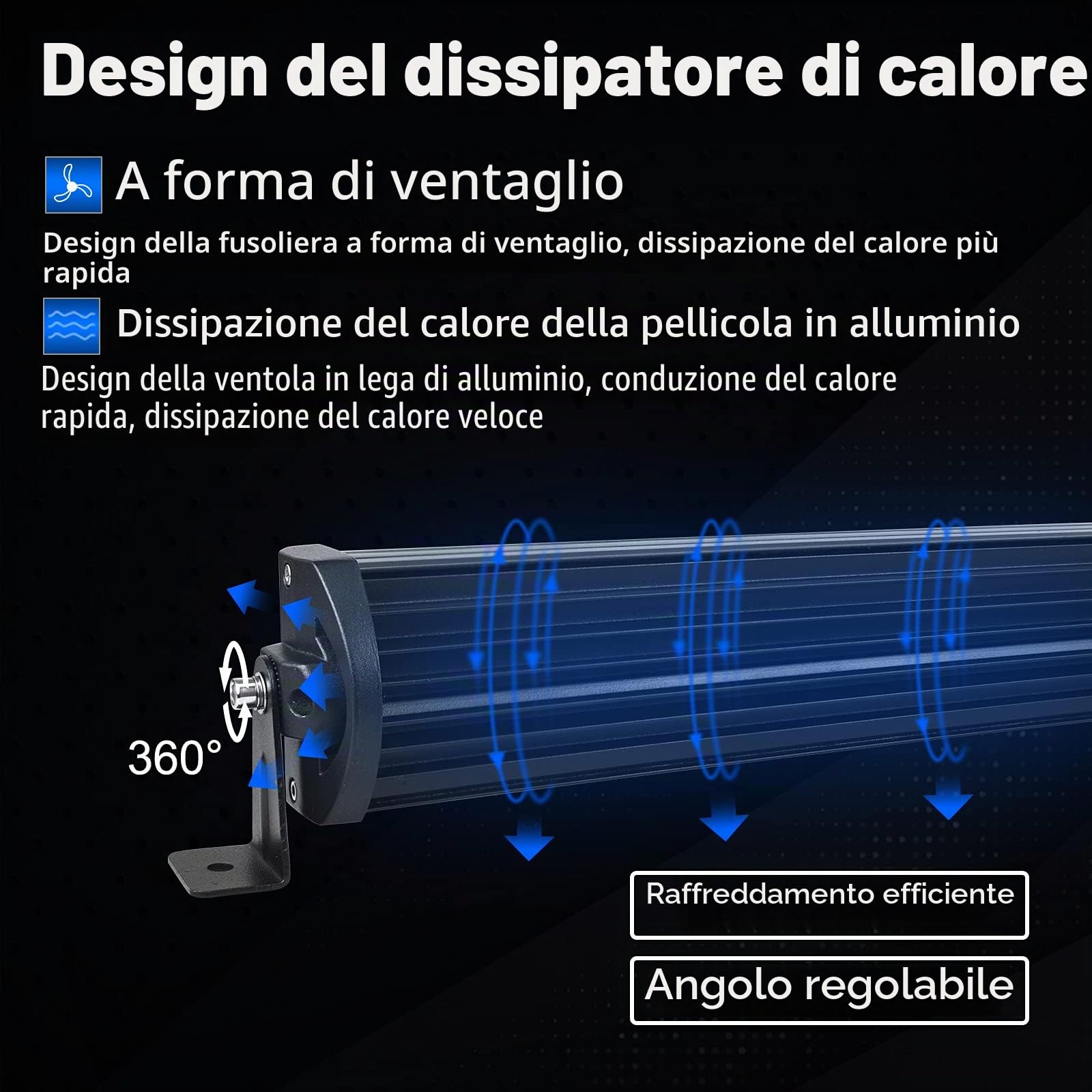 SKYWORLD 82.5 cm 405W Curvo Barra LED Fuoristrada Barra Luce a Led Lampa 12V 24V Fari LED Luci da Lavoro, 2 x 10cm 36W Spot Faro da Lavoro Con Cablaggio Trattore Auto Camion 4x4 ATV UTV Veicoli