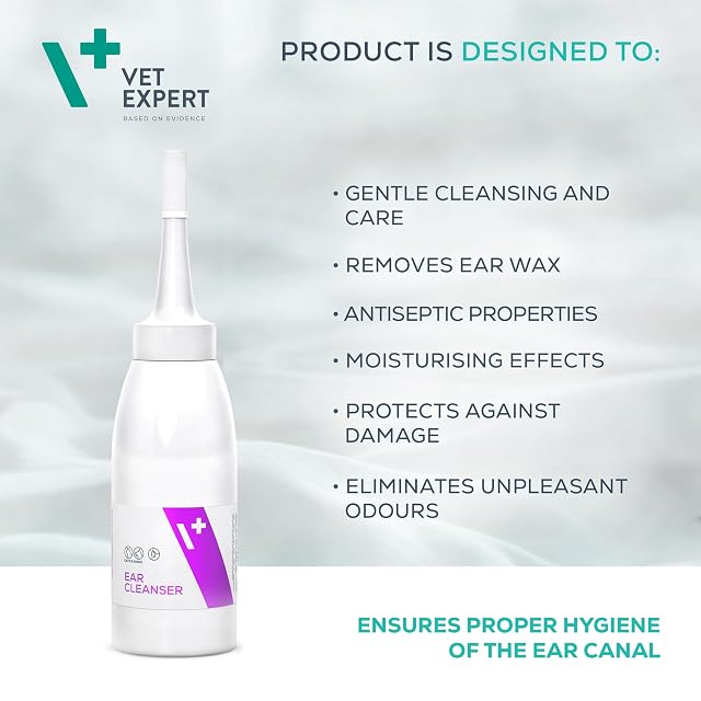 Foto 3 de 6 de Vet Expert Ear Cleanser - Limpiador de oídos para Perros y Gatos, 75 ml