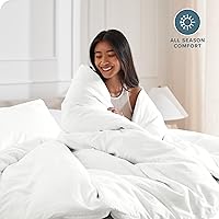 Vista 24 de Bare Home Funda de edredón extra larga – Premium 1800 súper suave – Funda de edredón ligera y fresca – Ropa de cama suave y transpirable