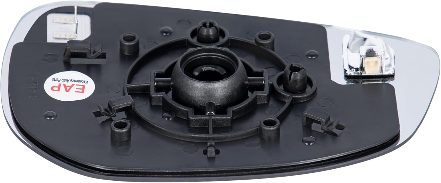 EAP Driver Side Mirror Glass Compatible with Mazda 3 2019-2026, Heated, Blind Spot Without Auto Dimming, BDTS691GY BCKA691GY BDTW691GY BDGG691GY