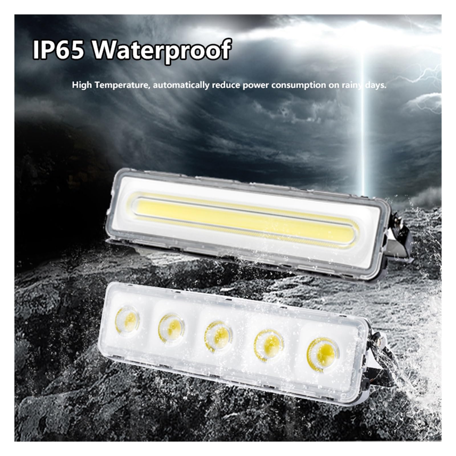 Lampada Da Esterno A LED Da 50 W Lampada Da Esterno Impermeabile IP65 Faretto Da Parete Lampioni Da Garage Faretti da Esterno(50W)