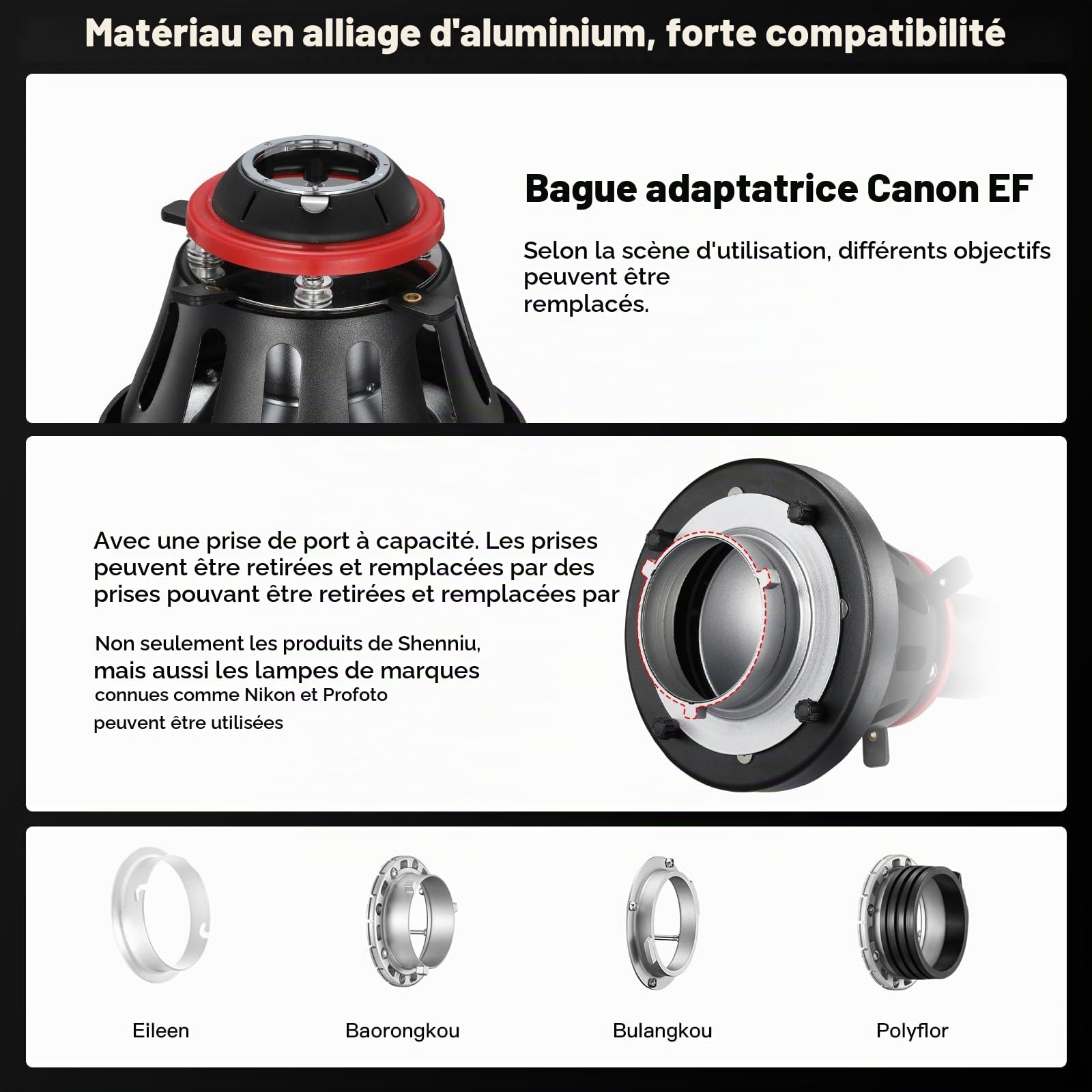 SOONPHO OT1 Pro II Snoot Optical Bowens for Photography,Cylinder