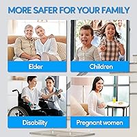 Vista 7 de Barandilla de tubo para escalera Rectoo, pasamanos de escalera de metal de 3 pies, pasamanos de hierro industrial galvanizado negro para soporte