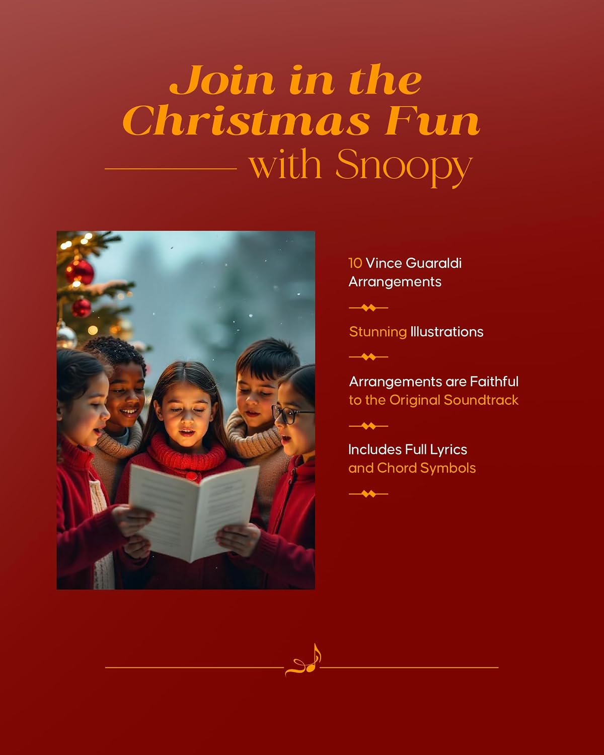 A Charlie Brown Christmas Piano Solo Songbook | Intermediate to Advanced Holiday Sheet Music | Includes 10 Jazz Christmas Classics from the Peanuts TV Special | Perfect Gift for Pianists and Fans