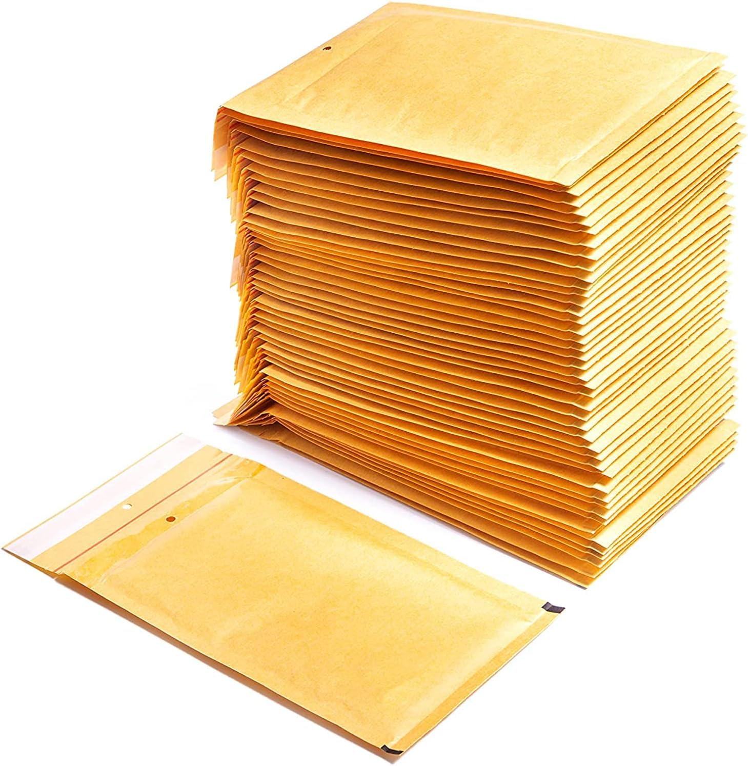 Brown Poly Bubble Inner Bubble Mailers - Ophituria (200 Envelopes, 100 x 165 mm)