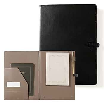 未使用品！ レザー バインダー ファイル クリップ ボード ブラック クロ 黒革 51Z53kexkTL._UF1000,1000_QL80_.jpg