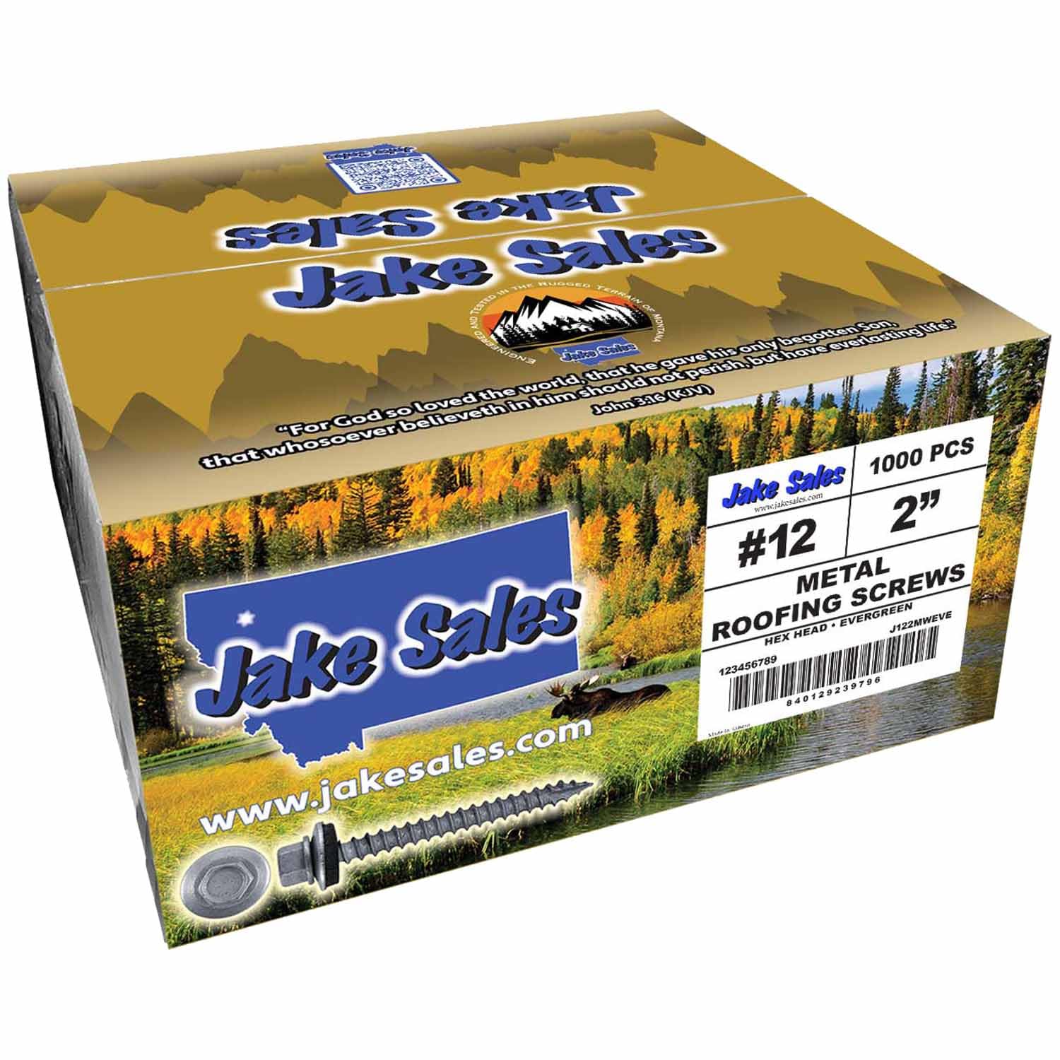 Jake Sales Metal Roofing Screws - 250 Count -5