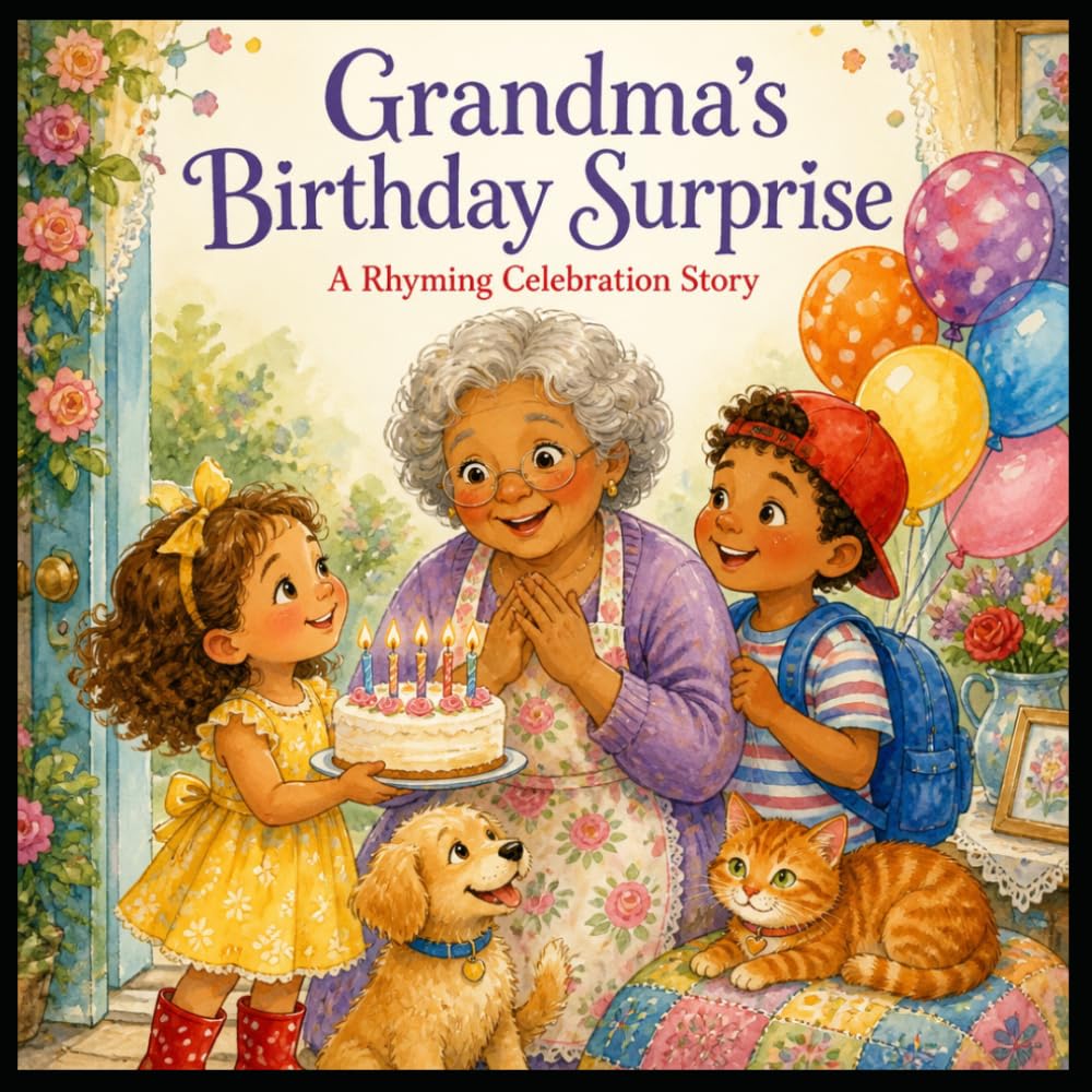 Grandma's Birthday Surprise: 5 (Grandma & Grandpa Adventures: Rhyming Picture Books for Kids)