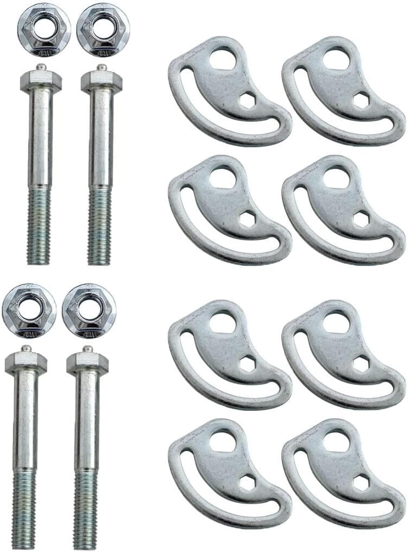 Front Alignment Caster/Camber Kit Compatible with Chevrolet Silverado 1500 2500 GMC Sierra 1500 2500 Yukon Cadillac Escalade Hummer H2 H3 Upper Control Arm Suspension Camber Correction Kit ±1.5 Degree