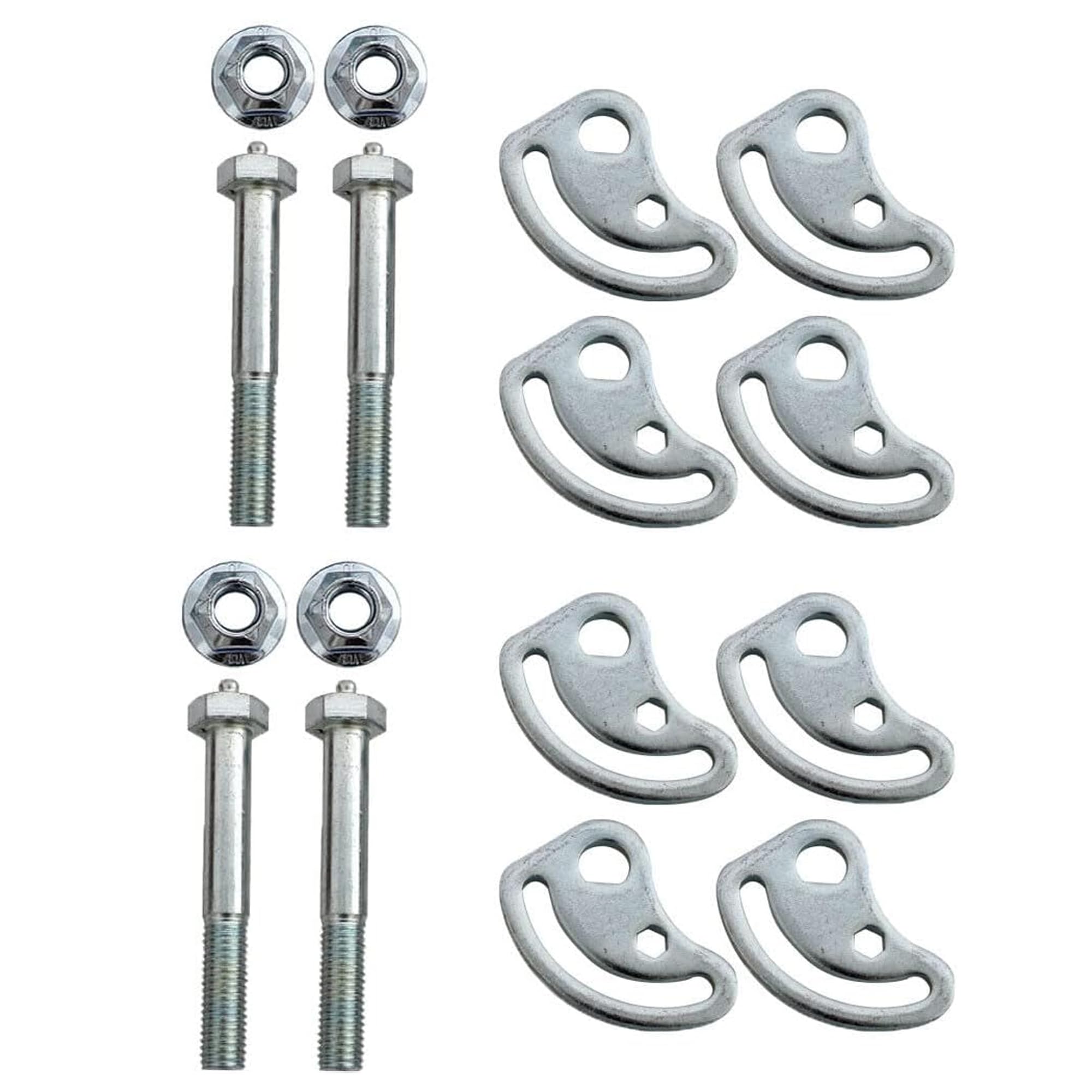 Front Alignment Caster/Camber Kit Compatible with Chevrolet Silverado 1500 2500 GMC Sierra 1500 2500 Yukon Cadillac Escalade Hummer H2 H3 Upper Control Arm Suspension Camber Correction Kit ±1.5 Degree