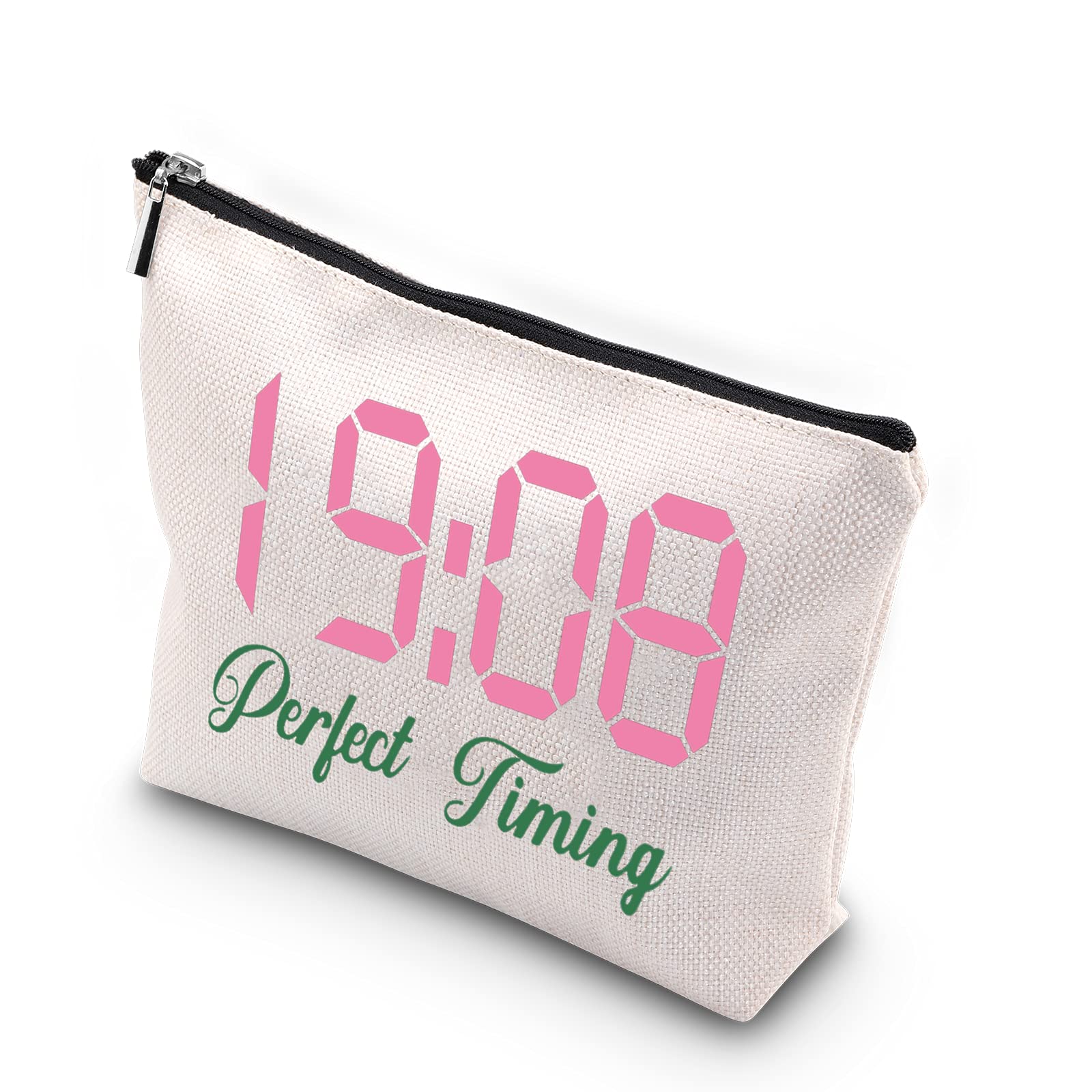 WCGXKO Sorority Gift Sorority Makeup Bag Merchandise (Perfect 08)