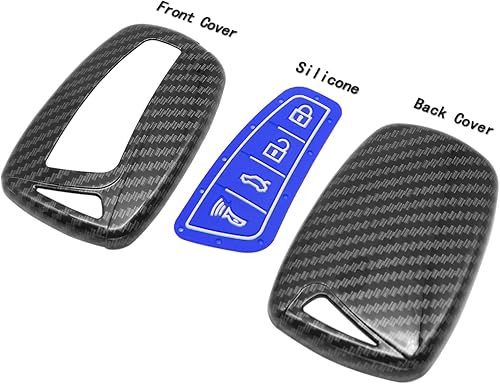 Miniatura 8 de TANGSEN Smart Key Fob - Funda protectora personalizada compatible con Hyundai Azera EQUUS Genesis Santa FE Sport 3 4 botones sin llave control