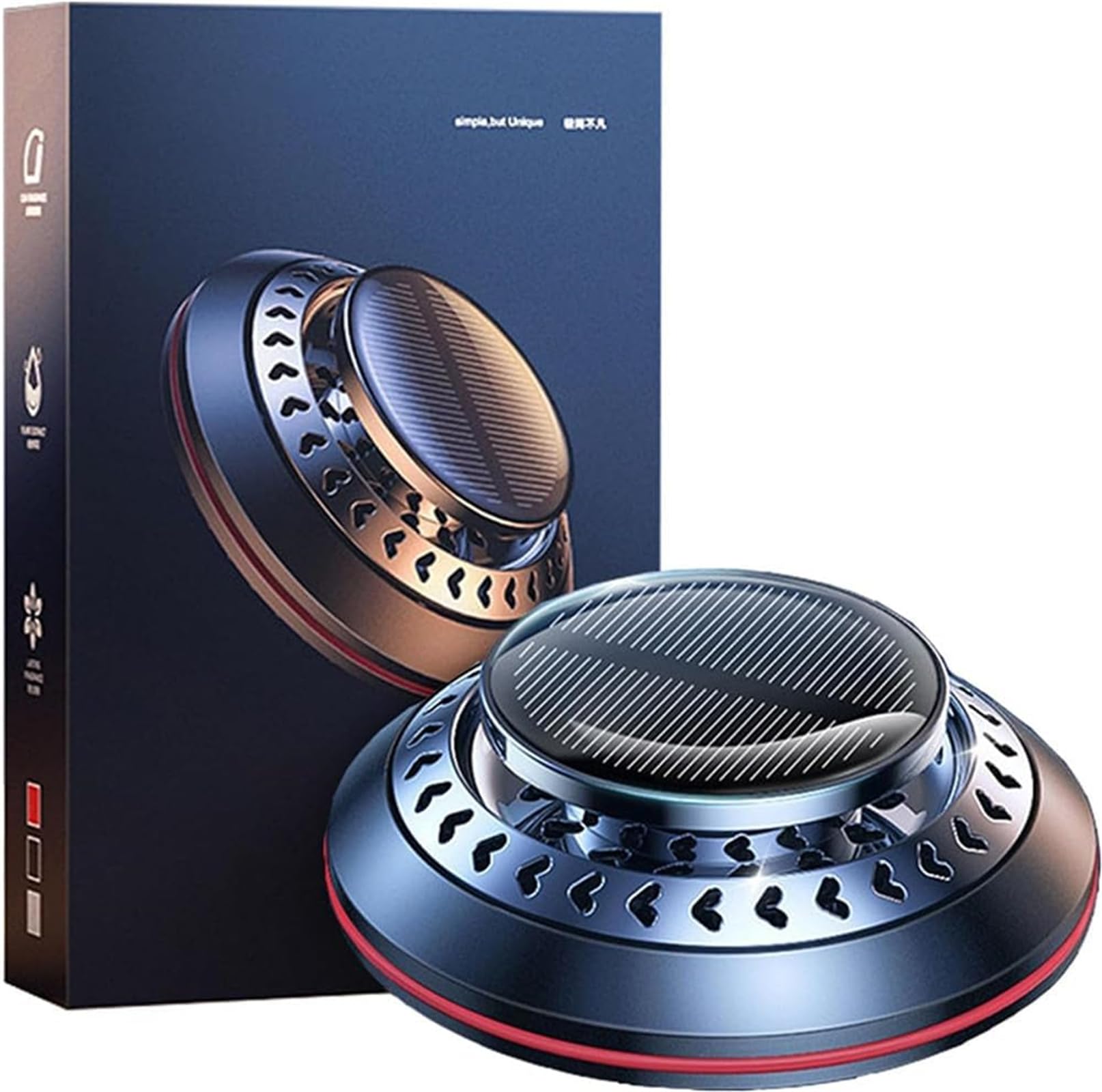 Bikenda Electromagnetic Molecular Interference Antifreeze Snow Removal Instrument, 2023 New Car Diffusers for Essential Oils, Vehicle Microwave Molecular Deicing Instrument. (Black)