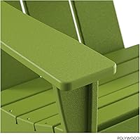 Vista 7 de POLYWOOD AD420LI Silla moderna tipo Adirondack, Lima