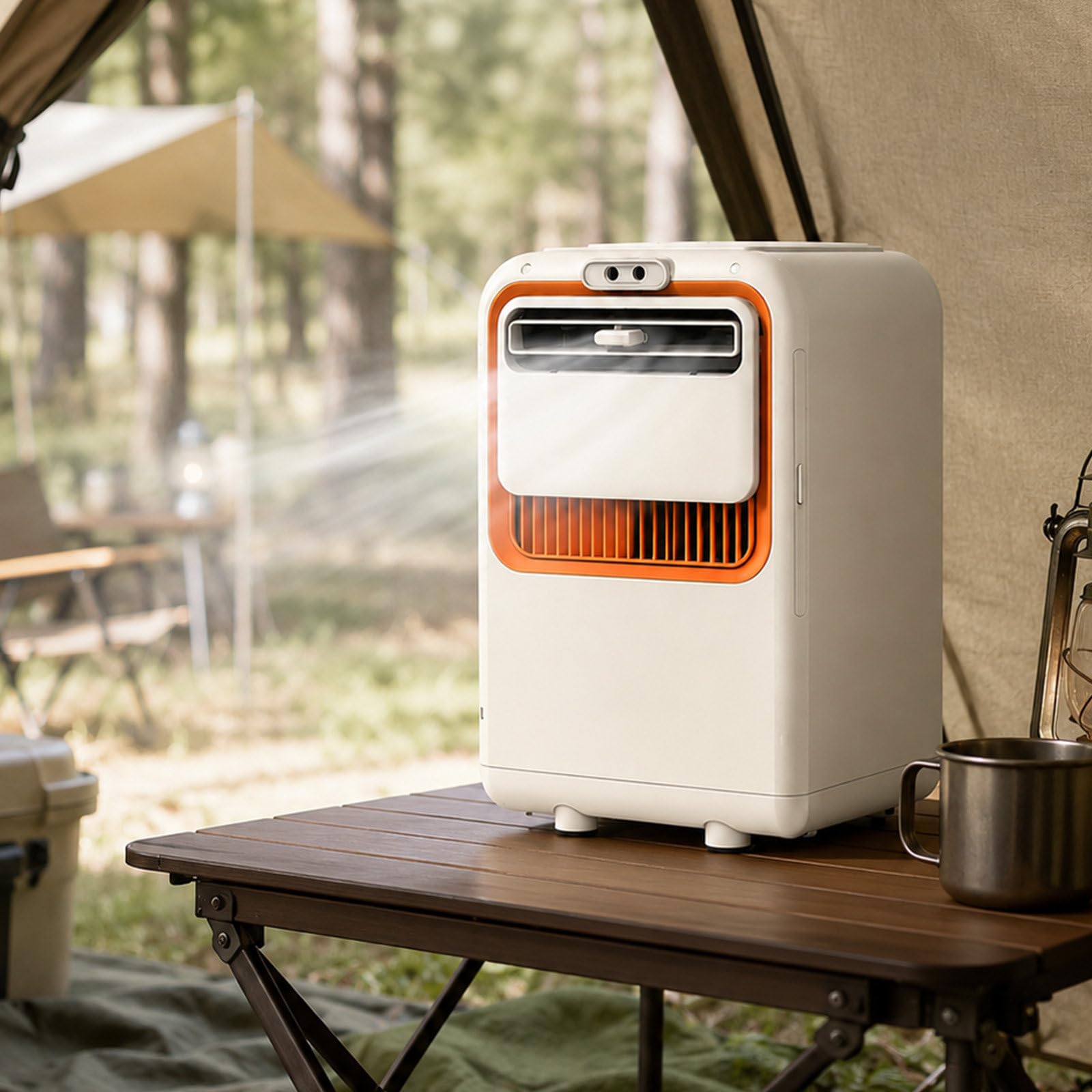 Agreilduite Multicolor Portable Air Conditioner 580W Active Spot Cooling, 3-In-1 Auto-Evaporation No Exhaust Hose, Mini Personal Cooling Unit For Tent Camping Campervan Motorhome Small Bedroom Dorm Home Office