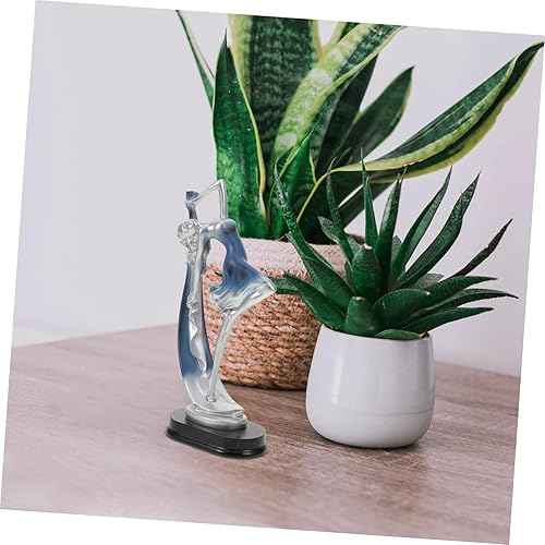 Miniatura 7 de ibasenice Estatua de bailarina de ballet bailarina adornos de niña de estilo europeo decoración de escritorio cumpleaños