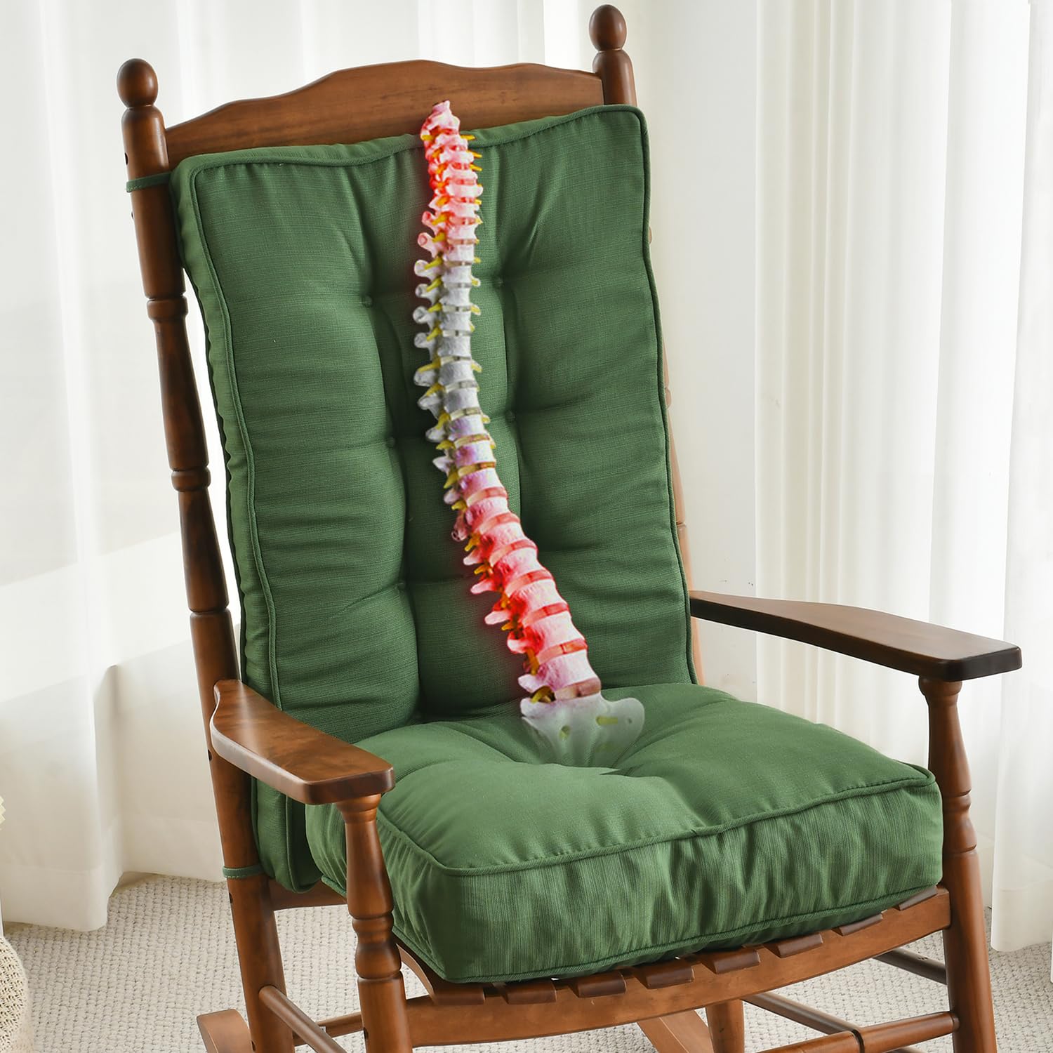 Amazon.com: SUNROX Memory Foam Jumbo Rocking Chair Cushions
