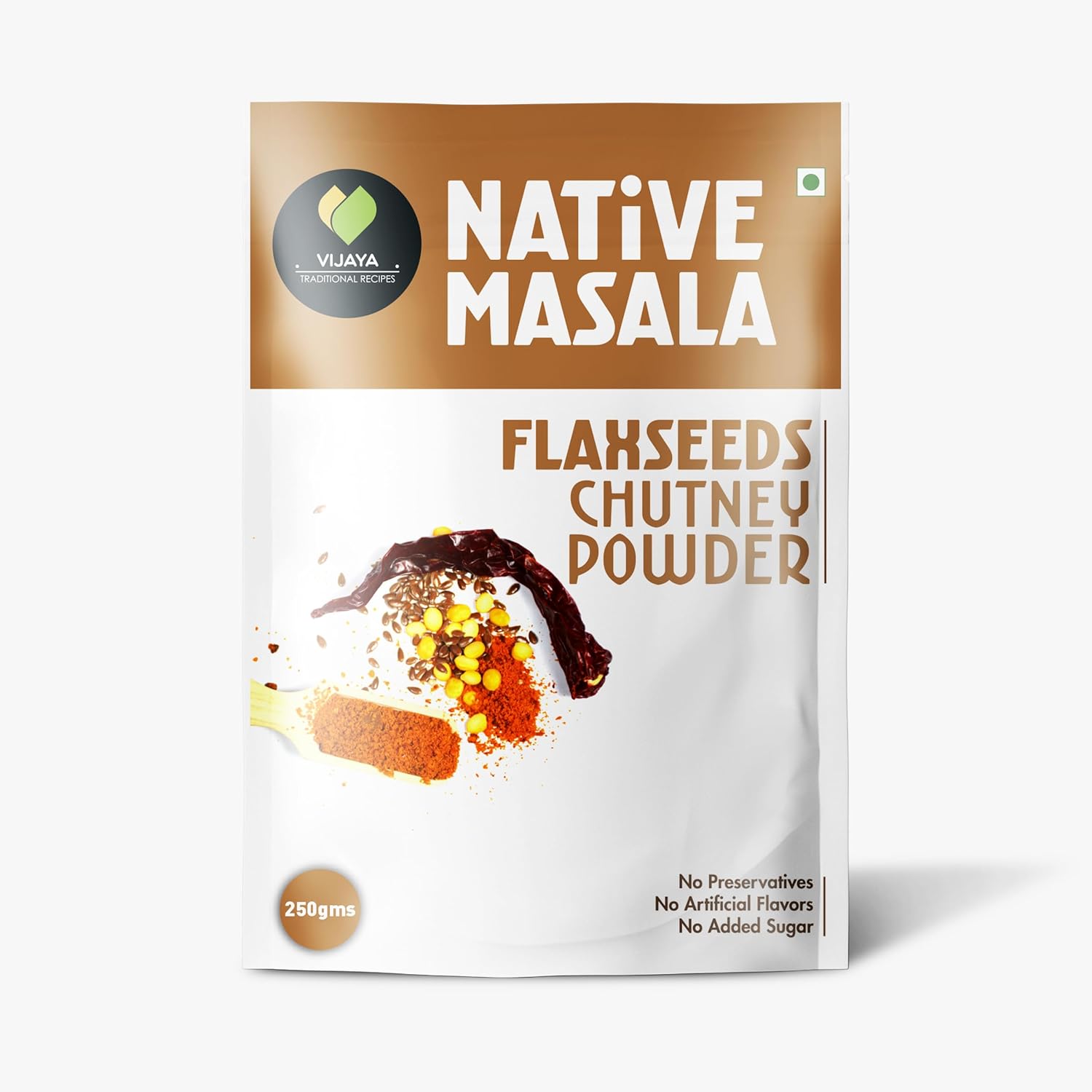 Vijaya Food Native Masala Flax Seeds Chutney Powder (Agasi Chutney