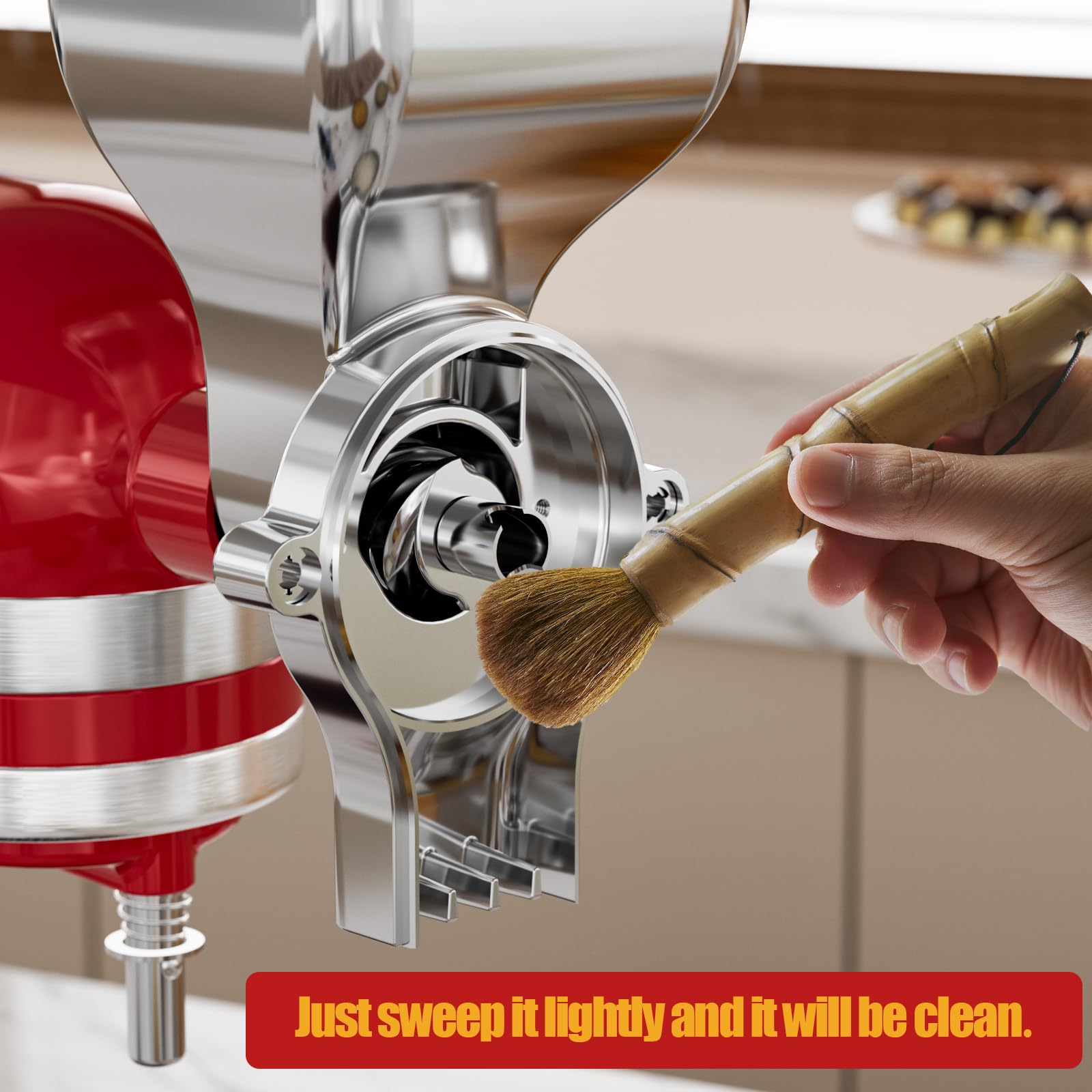 Amazon.com: Metal Grain Mill Attachment for KitchenAid Stand Mixer
