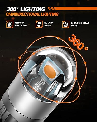 Miniatura 7 de SEALIGHT 194 bombillas LED 2700K ámbar, 168 2825 T10 W5W 3030 chips LED brillantes, luz de cúpula, luz de mapa, luz de puerta, luz de cortesía, luz
