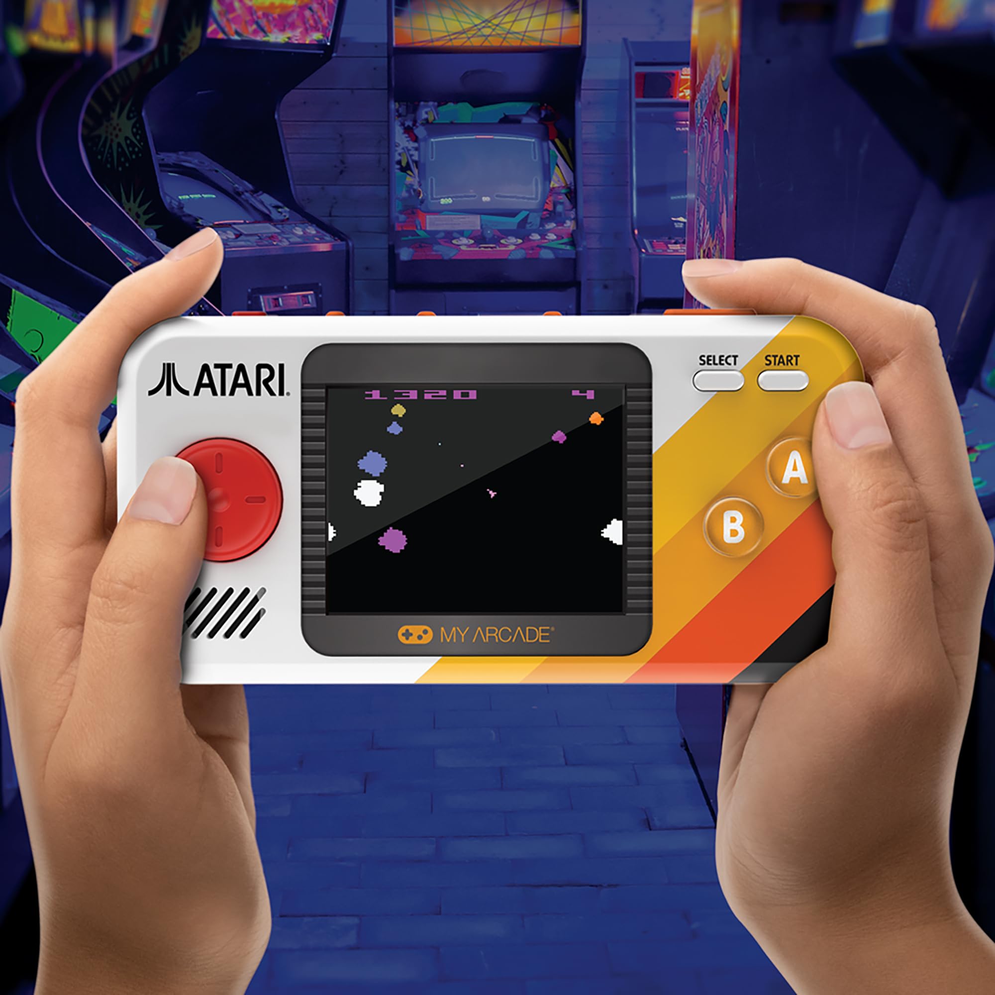 MY ARCADE DGUNL-7146 Atari Pocket Player Pro Système de jeu portable avec étui de transport