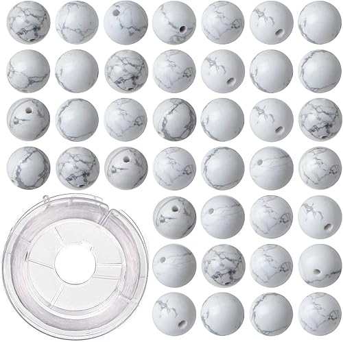 Miniatura 14 de 100 cuentas redondas sueltas de ónix negro natural de 0.315 pulgadas para fabricación de joyas con cordón elástico de cristal Ónix negro,Cristales