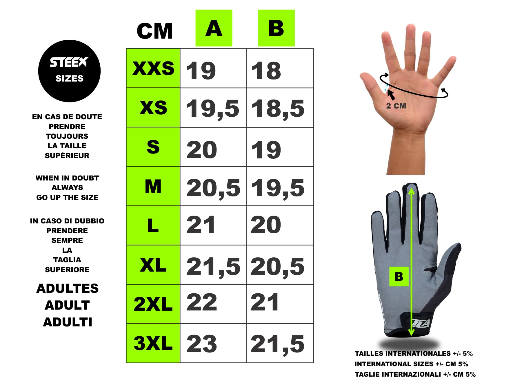 TLA STEEX guantes de motocross, mtb enduro, trial, bmx, hombre, mujer y niño, Ropa de moto y bicicleta. Guantes moto y ciclismo, verano, elásticos, ligeros, transpirables y resistentes al desgaste.