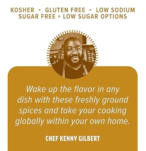 Miniatura 6 de Chef Kenny Gilbert's Ultimate Spice Blend Cinnamon Coffee Rub, sin OMG, sin gluten, condimentos bajos en sodio presentados en Oprah's Favorite