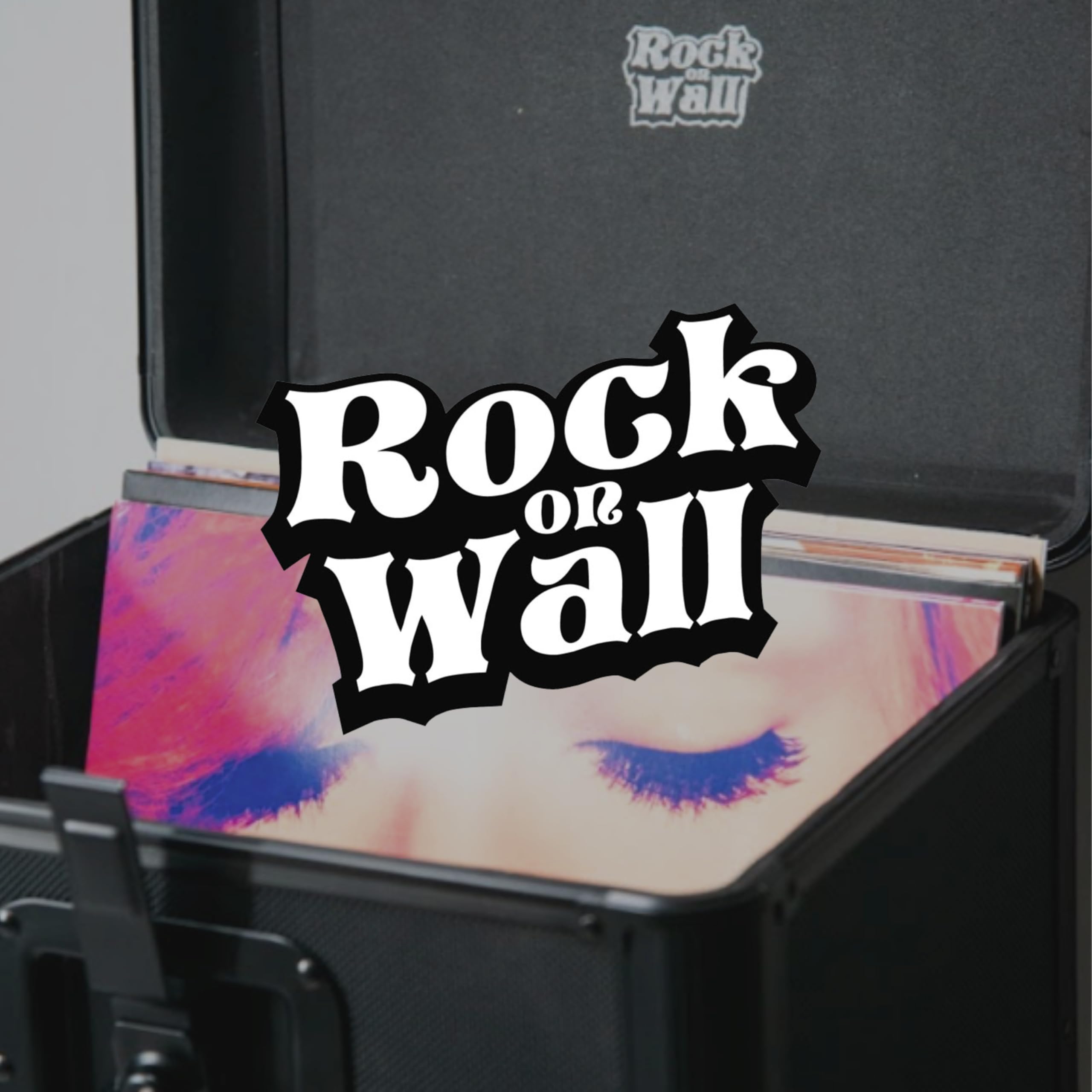 ROCK ON WALL Valigia Porta Vinili (Nera) (50 Lp)