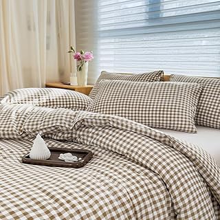 NSNLGSGC Gingham King Comforter Set