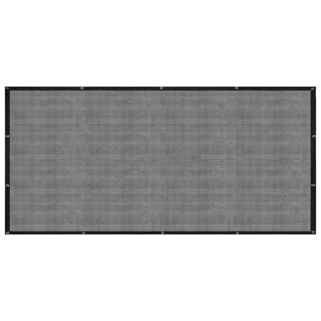 Festnight Anhängernetz Containernetz Ladungssicherungsnetz Abdecknetz für Anhänger HDPE 2,5x4 m 160 g/m² Schwarz