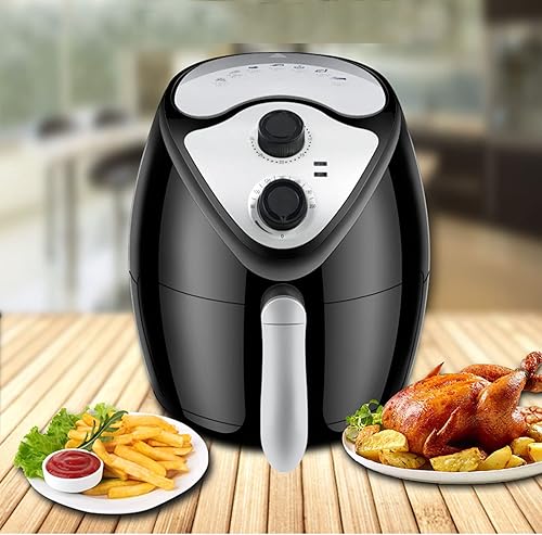 Miniatura 2 de Freidora de aire de 1300 W, freidora de aire para el hogar, inteligente, sin aceite, humo, papas fritas, máquina extraíble apta para lavavajillas,