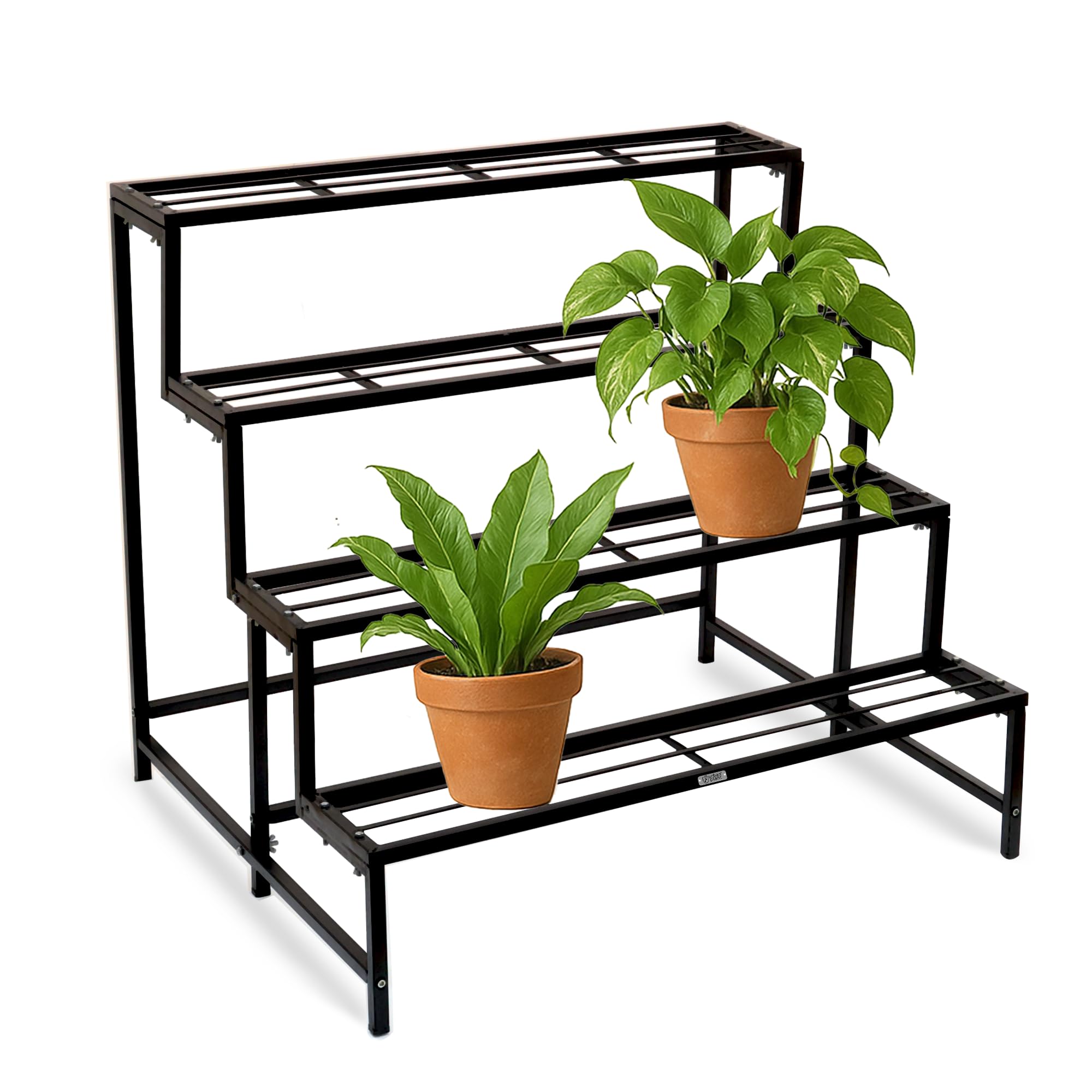 Urban Plant Heavy Duty 4-Step Planter Pot Stand – Sturdy Metal Plant Holder for Indoor, Outdoor, Balcony, and Garden Pots-image-47